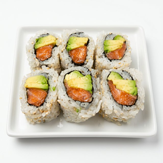 Salmon Avocado Roll.