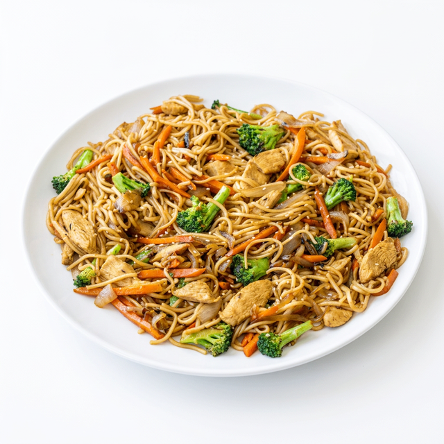 Chicken Stir-Fried Noodle.