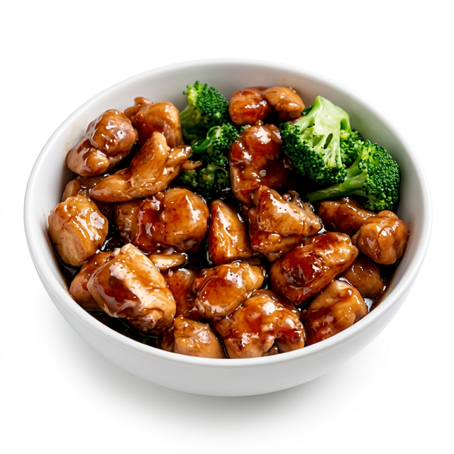 Teriyaki Chicken & Shrimp.