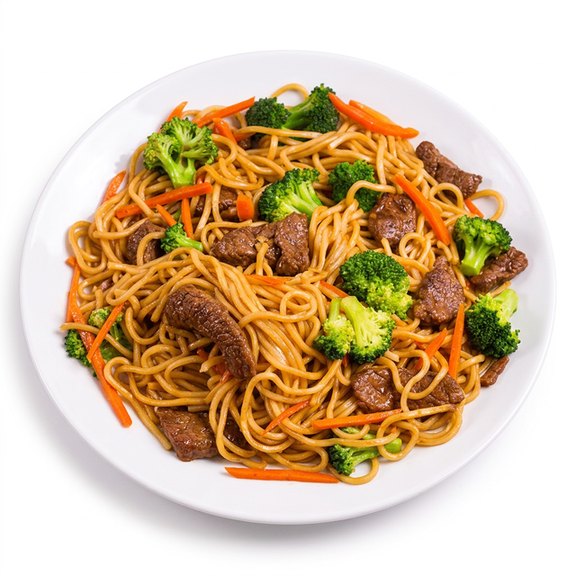 Beef Stir-Fried Noodle.