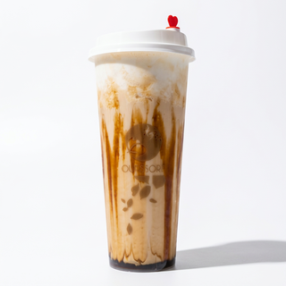 Milk Cap Dirty Sugar Black Milk Tea