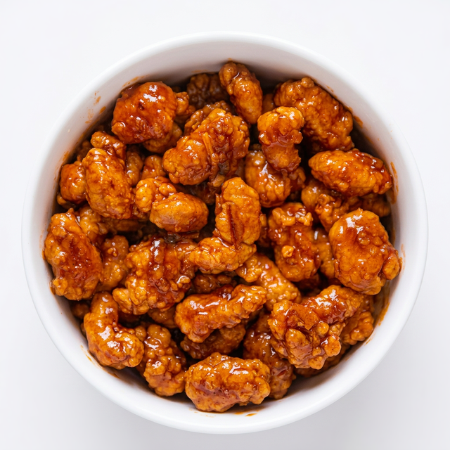 Orange Chicken Appetizer.