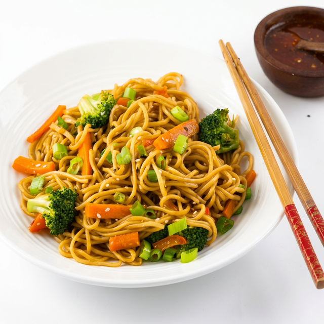 Vegetables Stir-Fried Noodle.