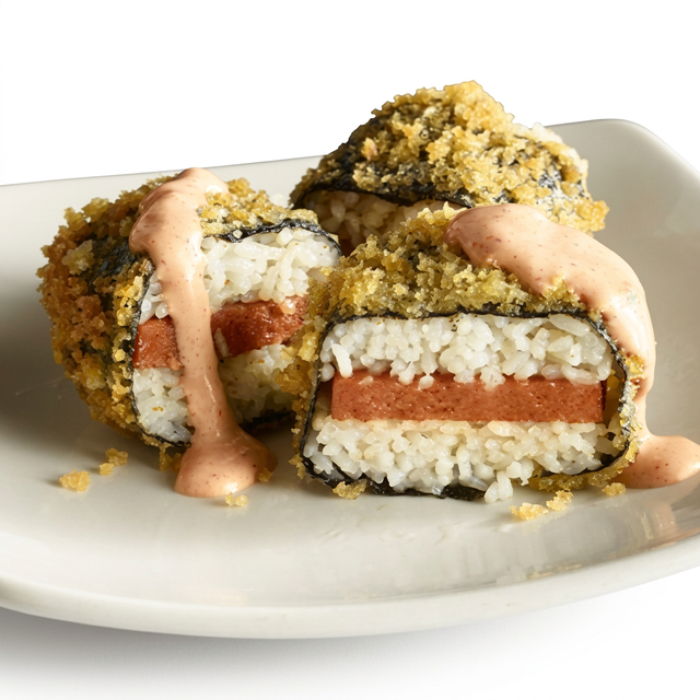 Crispy Spam Musubi.