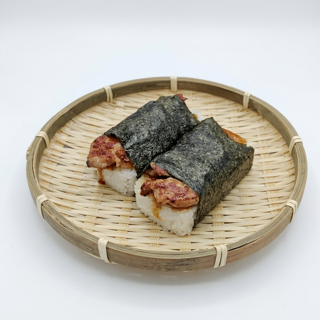 BBQ Chicken Musubi.