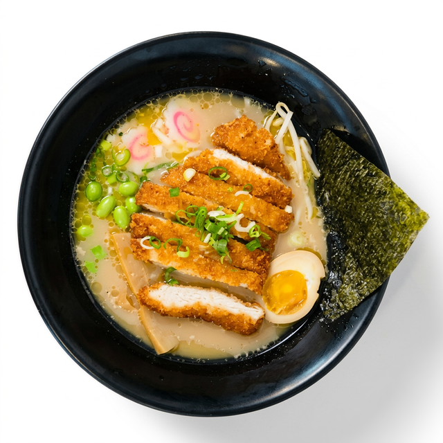 Chicken Katsu Noodle Soup.