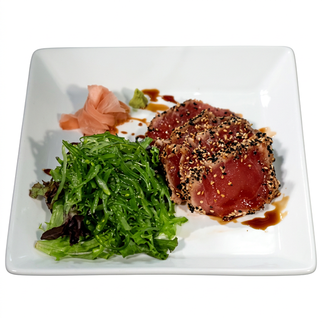 Seared Black Pepper Tuna.