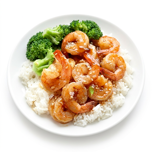 Teriyaki Shrimp.