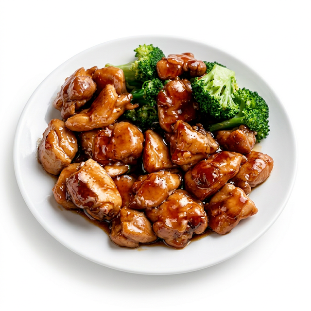 Teriyaki Chicken & Shrimp.