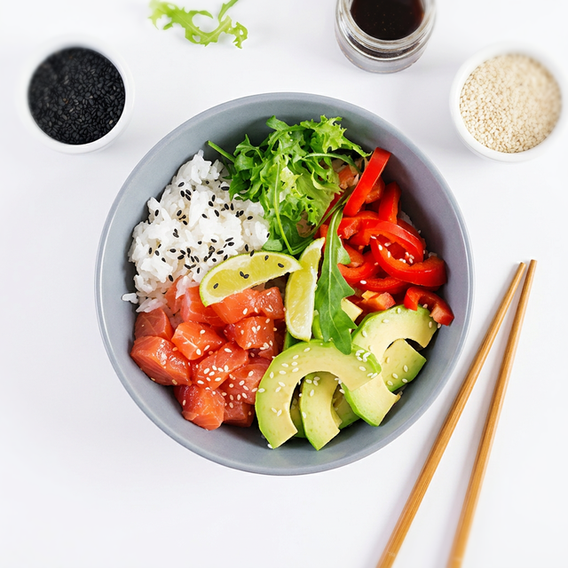 Ahi Tuna Bowl.