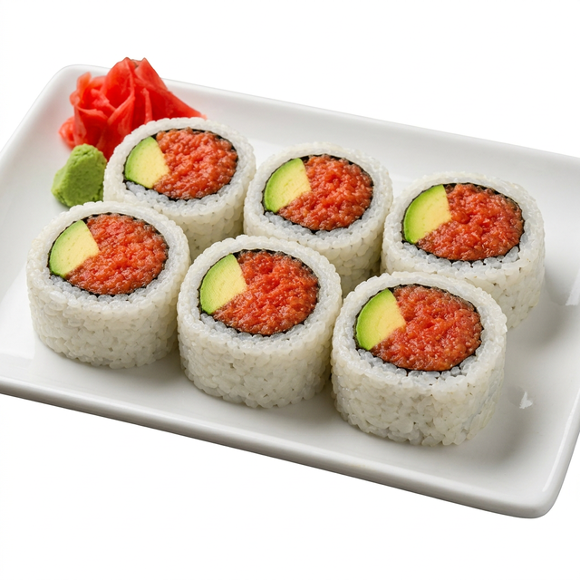 Spicy Tuna Avocado Roll.