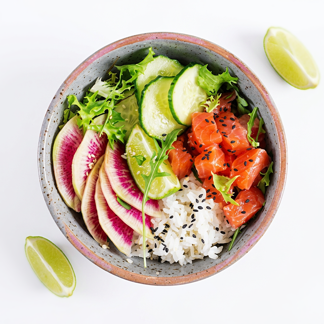 Salmon Lover Bowl.