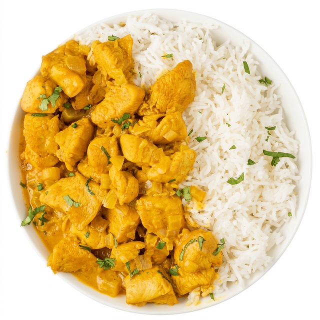 Hawaiian Curry Chicken.
