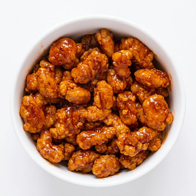 Orange Chicken Appetizer.