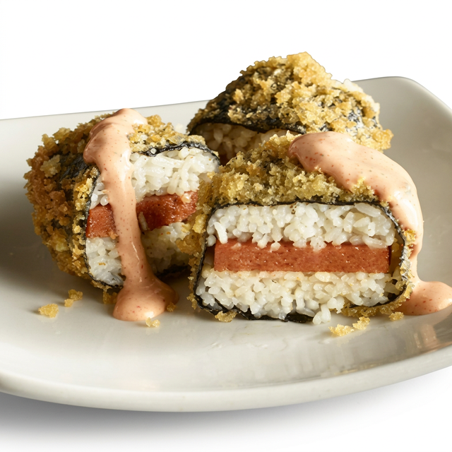 Crispy Spam Musubi.