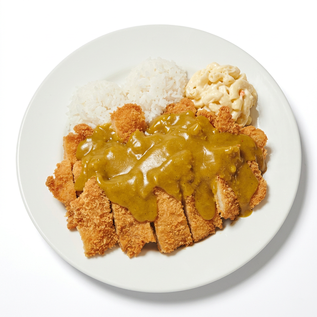 Hawaiian Curry Katsu Chicken.