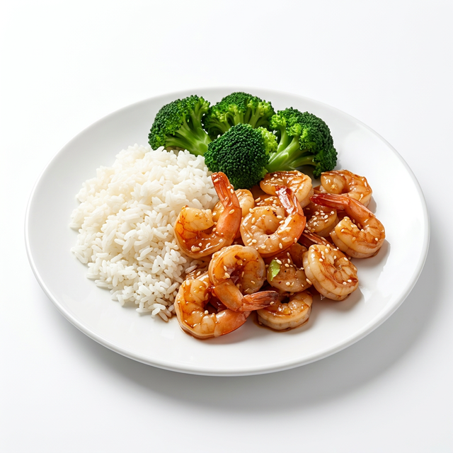 Teriyaki Shrimp.