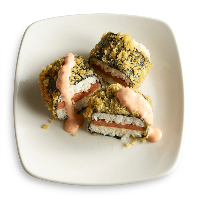 Crispy Spam Musubi.