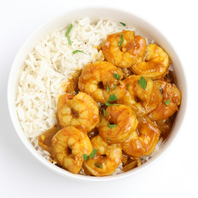 Hawaiian Curry Shrimp.