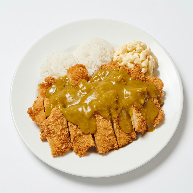 Hawaiian Curry Katsu Chicken.