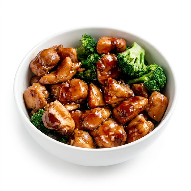 Teriyaki Chicken & Shrimp.